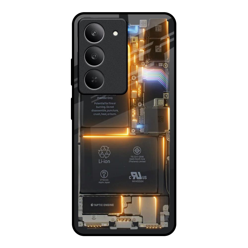 Glow Up Skeleton Realme 14x 5G Glass Back Cover Online