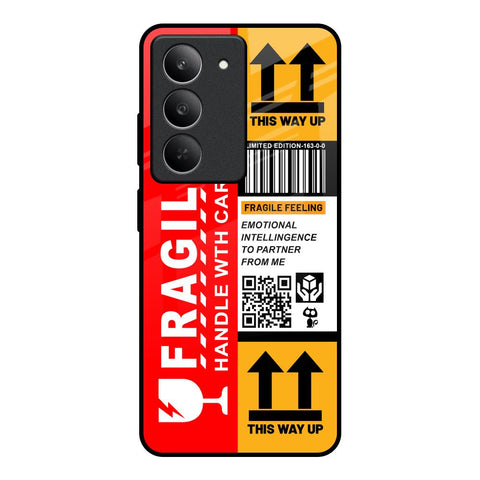 Handle With Care Realme 14x 5G Glass Back Cover Online