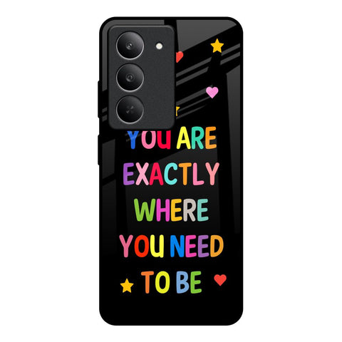 Magical Words Realme 14x 5G Glass Back Cover Online