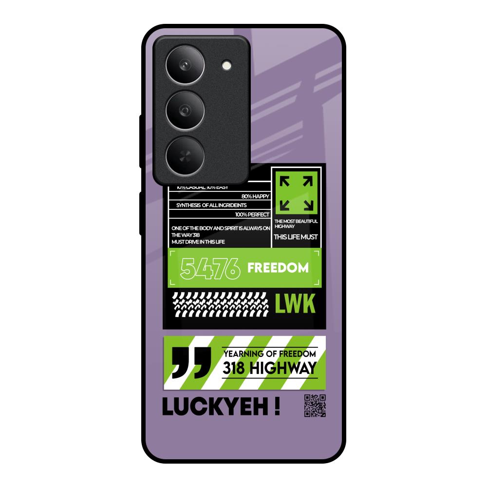 Run & Freedom Realme 14x 5G Glass Back Cover Online