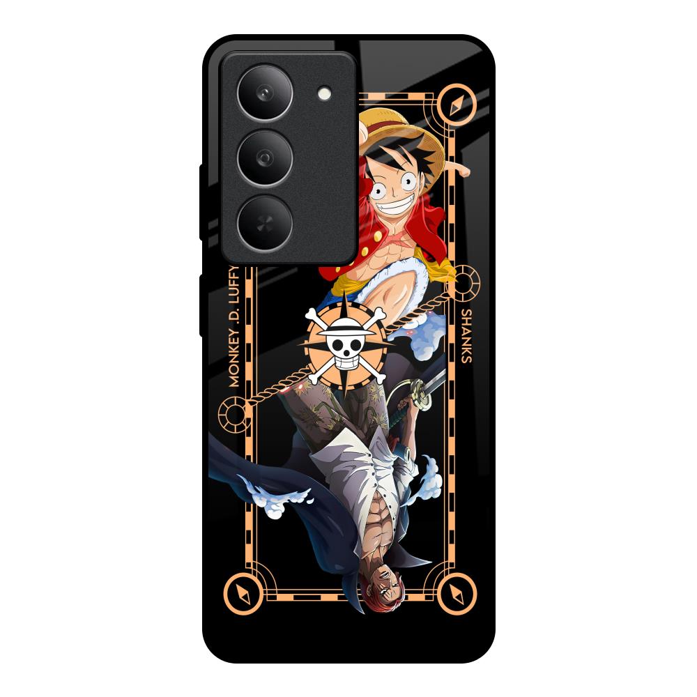 Shanks & Luffy Realme 14x 5G Glass Back Cover Online