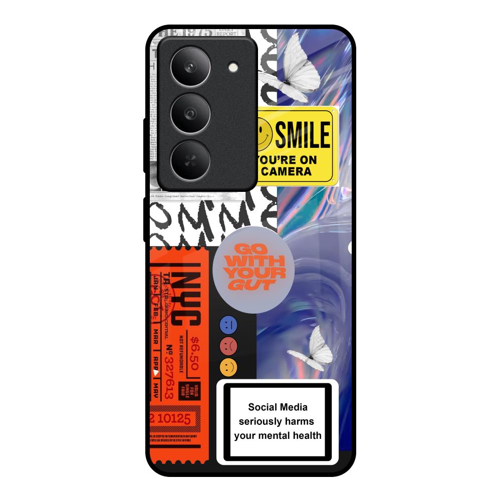 Smile for Camera Realme 14x 5G Glass Back Cover Online