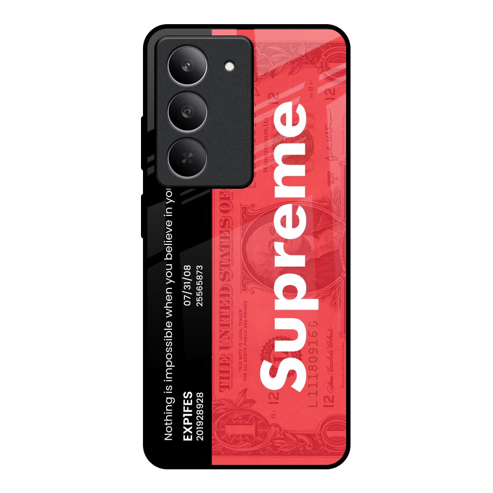 Supreme Ticket Realme 14x 5G Glass Back Cover Online
