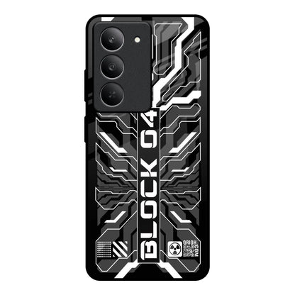 Monochrome Magic Realme 14x 5G Glass Back Cover Online