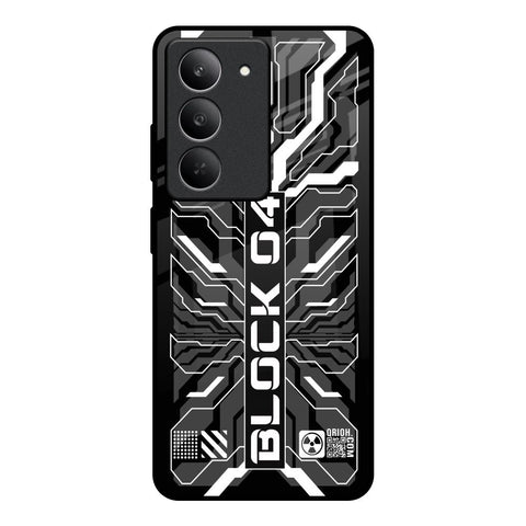 Monochrome Magic Realme 14x 5G Glass Back Cover Online