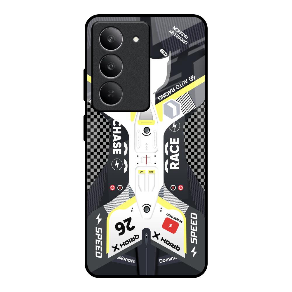 Car Enthusiast Realme 14x 5G Glass Back Cover Online