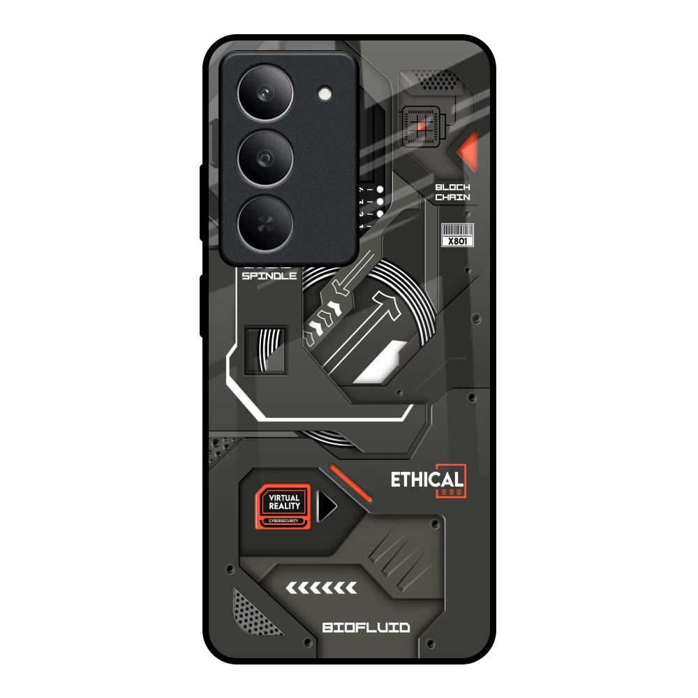 Tech Aesthetics Realme 14x 5G Glass Back Cover Online
