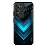 Vertical Blue Arrow Realme 14x 5G Glass Back Cover Online