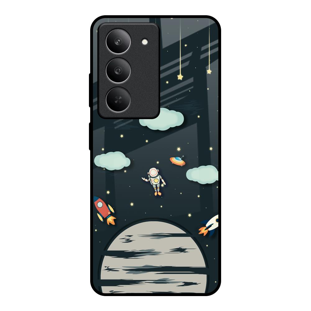 Astronaut Dream Realme 14x 5G Glass Back Cover Online