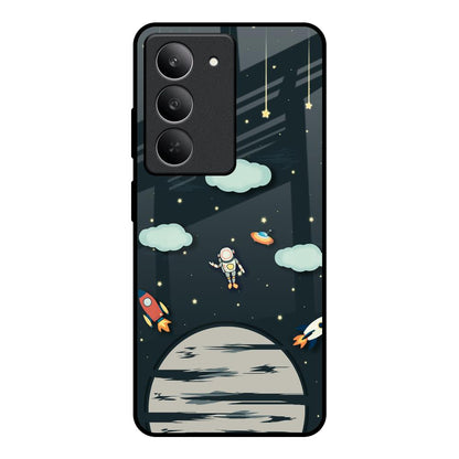 Astronaut Dream Realme 14x 5G Glass Back Cover Online