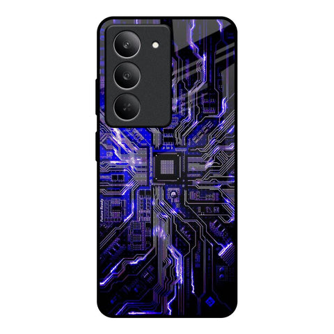Techno Color Pattern Realme 14x 5G Glass Back Cover Online