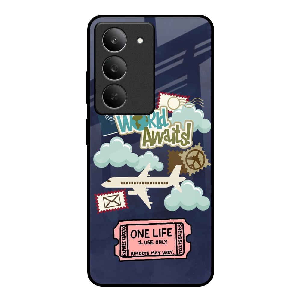 Tour The World Realme 14x 5G Glass Back Cover Online