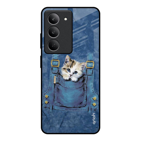 Kitty In Pocket Realme 14x 5G Glass Back Cover Online