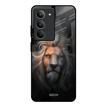 Devil Lion Realme 14x 5G Glass Back Cover Online
