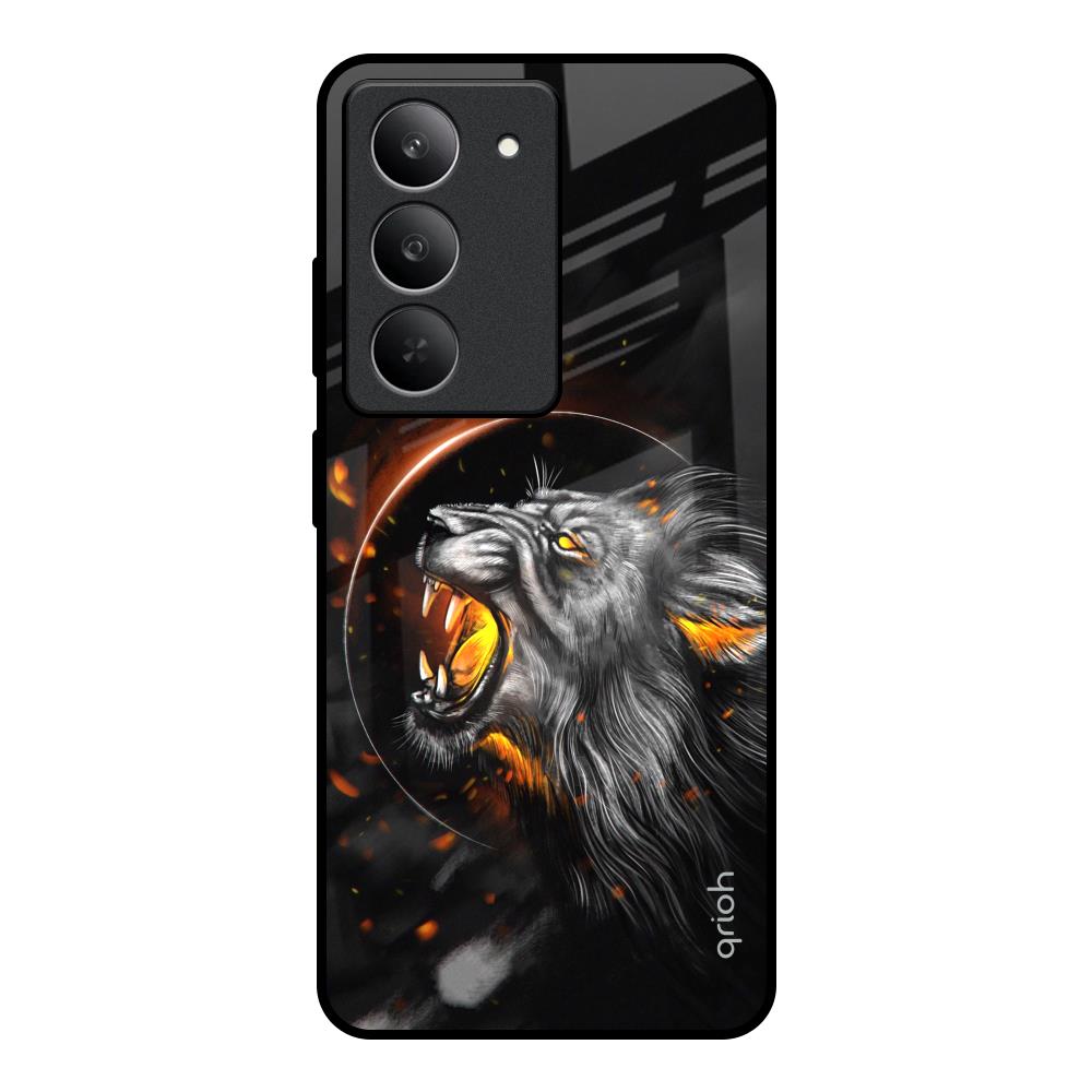 Aggressive Lion Realme 14x 5G Glass Back Cover Online