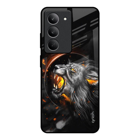 Aggressive Lion Realme 14x 5G Glass Back Cover Online