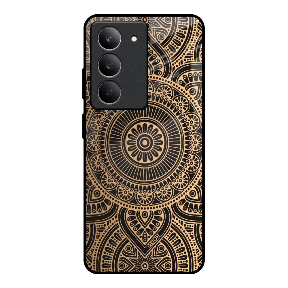 Luxury Mandala Realme 14x 5G Glass Back Cover Online