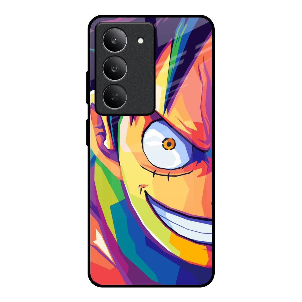 Monkey Wpap Pop Art Realme 14x 5G Glass Back Cover Online