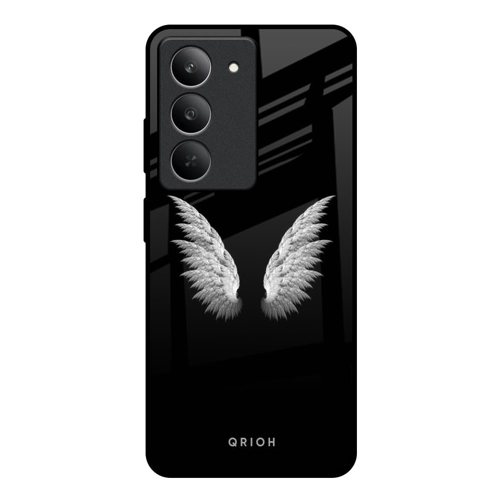 White Angel Wings Realme 14x 5G Glass Back Cover Online