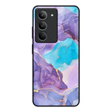 Alcohol ink Marble Realme 14x 5G Glass Back Cover Online