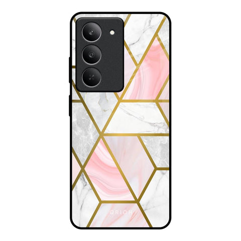 Geometrical Marble Realme 14x 5G Glass Back Cover Online