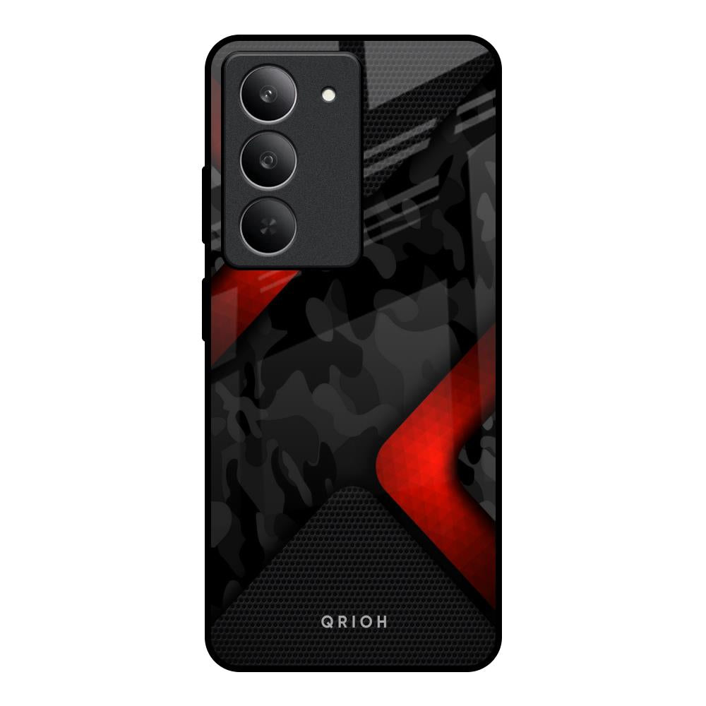 Modern Camo Abstract Realme 14x 5G Glass Back Cover Online