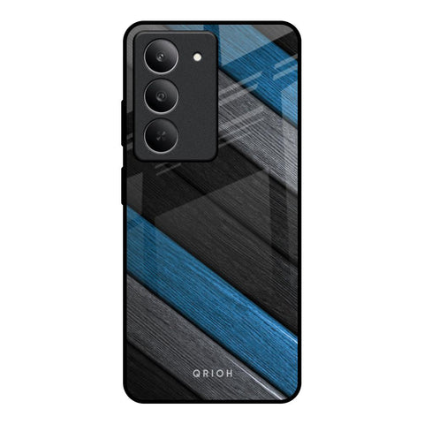 Multicolor Wooden Effect Realme 14x 5G Glass Back Cover Online