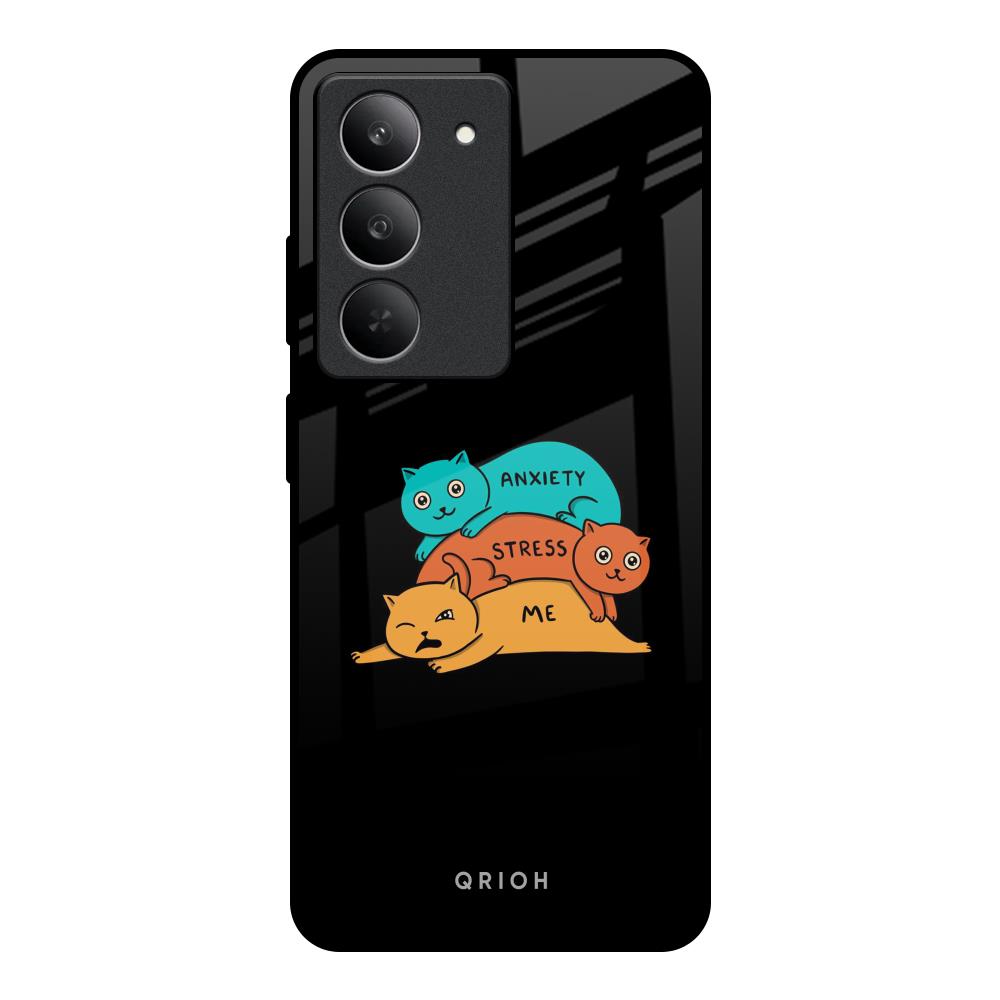 Anxiety Stress Realme 14x 5G Glass Back Cover Online