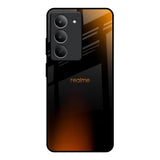 Orange Black Fusion Realme 14x 5G Glass Back Cover Online