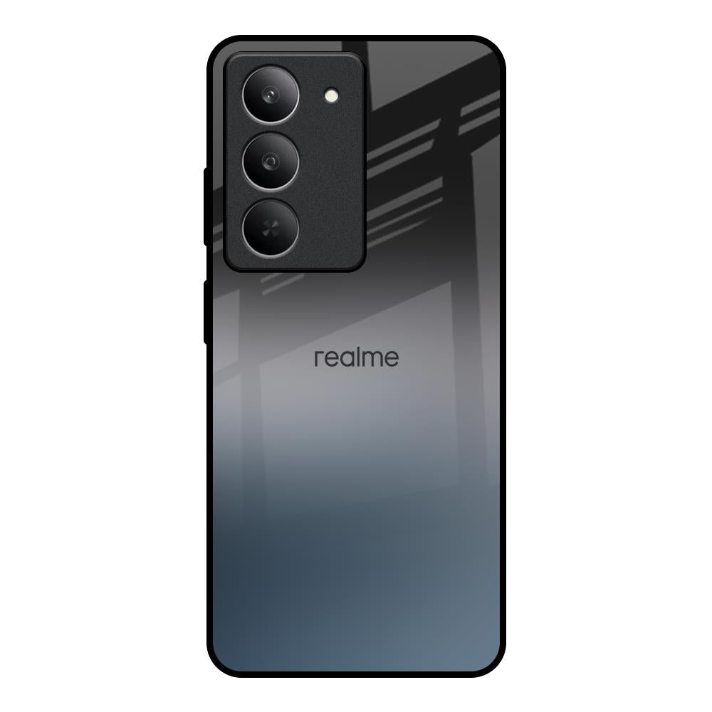 Dramatic Grey Glass Case for Realme 14x 5G