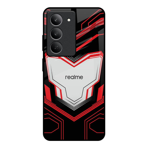 Quantum Suit Glass Case For Realme 14x 5G