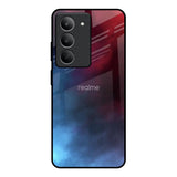 Smokey Watercolor Glass Case for Realme 14x 5G