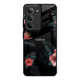 Tropical Art Flower Realme 14x 5G Glass Back Cover Online