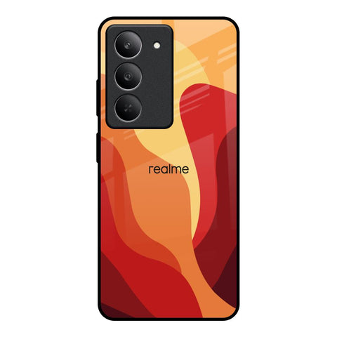Magma Color Pattern Realme 14x 5G Glass Back Cover Online