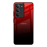Maroon Faded Realme 14x 5G Glass Back Cover Online