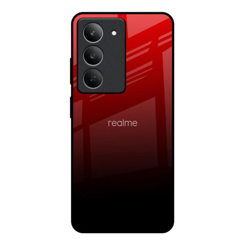 Maroon Faded Realme 14x 5G Glass Back Cover Online