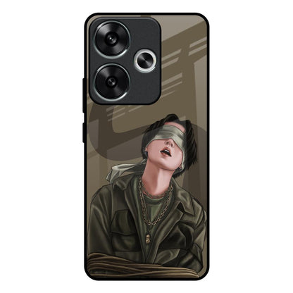 Blind Fold Poco F6 5G Glass Back Cover Online