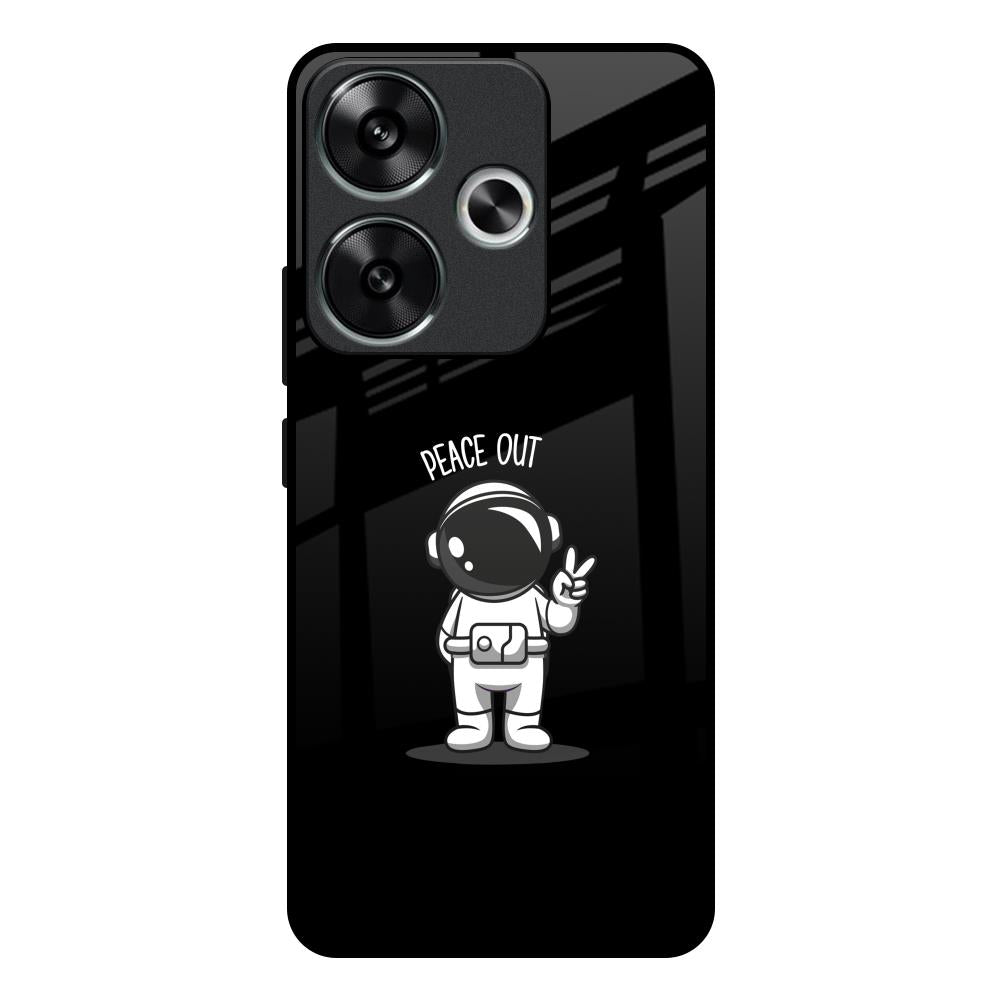 Peace Out Astro Poco F6 5G Glass Back Cover Online