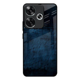Dark Blue Grunge Poco F6 5G Glass Back Cover Online
