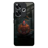 Lord Hanuman Animated Poco F6 5G Glass Back Cover Online