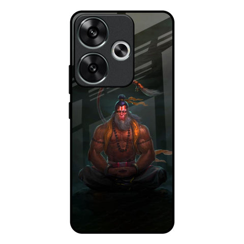Lord Hanuman Animated Poco F6 5G Glass Back Cover Online