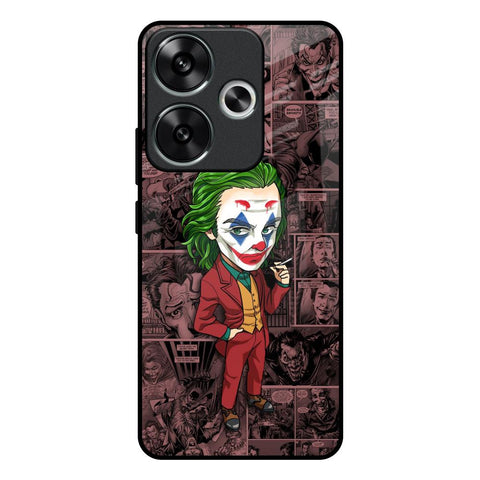 Joker Cartoon Poco F6 5G Glass Back Cover Online