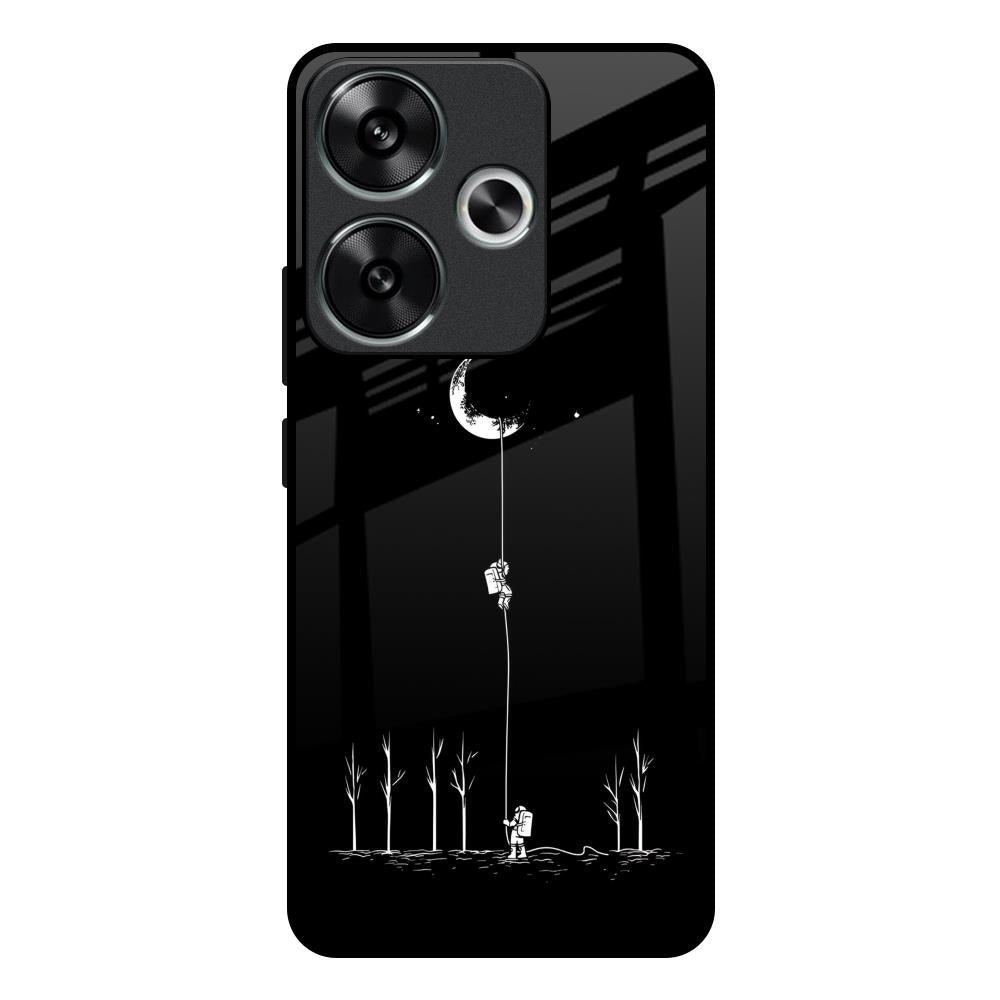 Catch the Moon Poco F6 5G Glass Back Cover Online