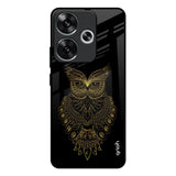 Golden Owl Poco F6 5G Glass Back Cover Online