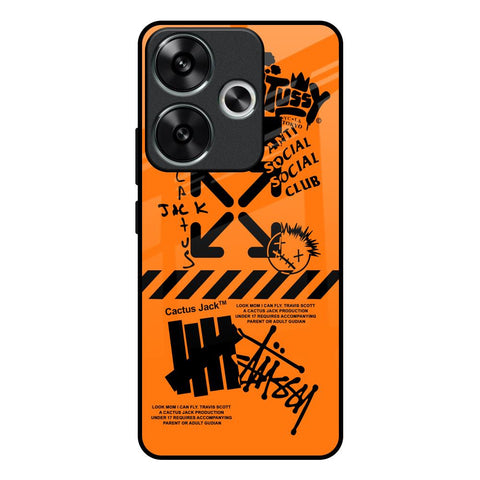 Anti Social Club Poco F6 5G Glass Back Cover Online