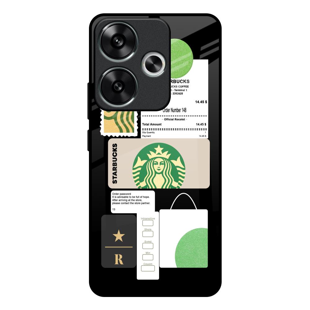 Coffee Latte Poco F6 5G Glass Back Cover Online