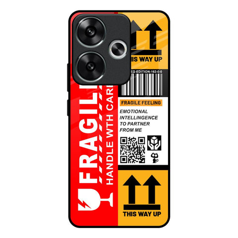 Handle With Care Poco F6 5G Glass Back Cover Online