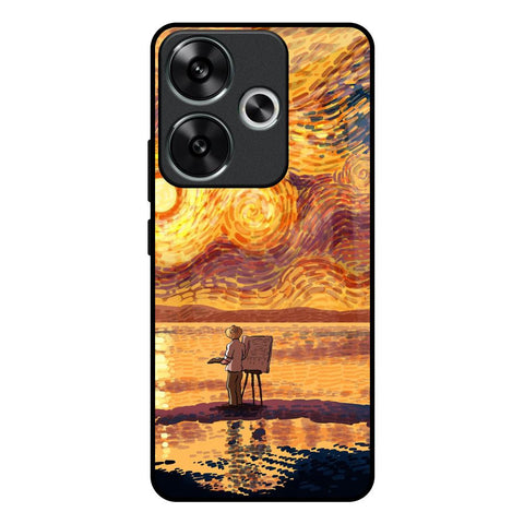Sunset Vincent Poco F6 5G Glass Back Cover Online