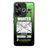 Zoro Wanted Poco F6 5G Glass Back Cover Online