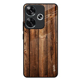Timber Printed Poco F6 5G Glass Back Cover Online
